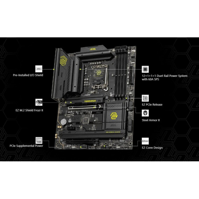 Материнська плата MSI MAG B860 Tomahawk WiFi Socket 1851