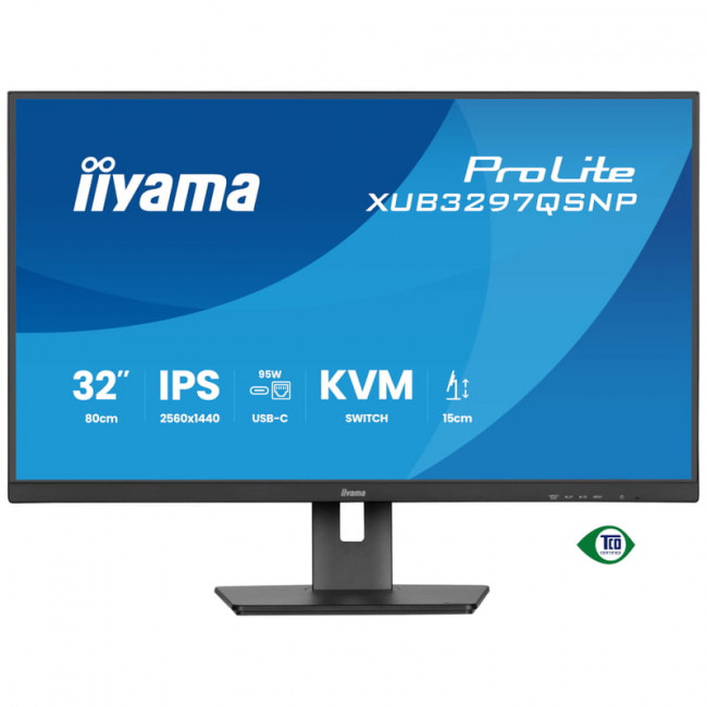 Монітор Iiyama 31.5" ProLite XUB3297QSNP-B1 IPS Black 100Hz