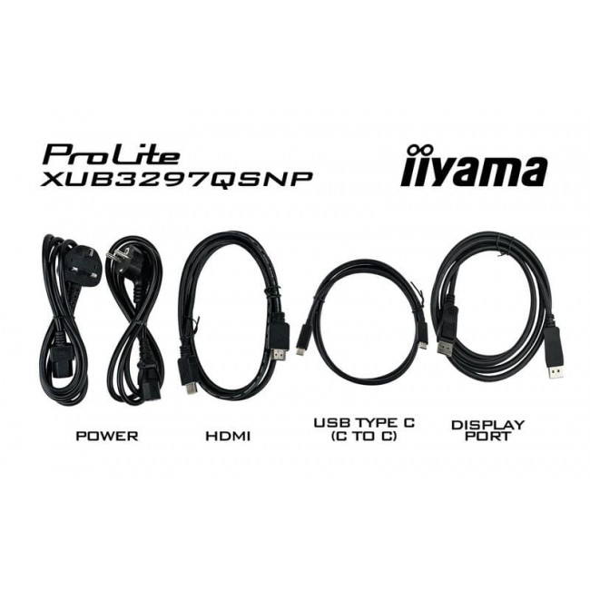 Монітор Iiyama 31.5" ProLite XUB3297QSNP-B1 IPS Black 100Hz