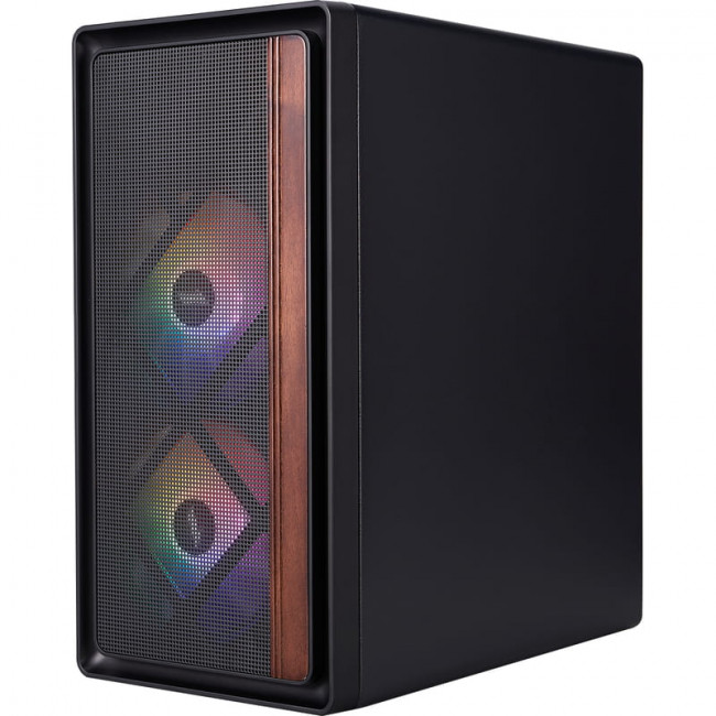 Корпус 1stPlayer WD1-BK-3F1 Black