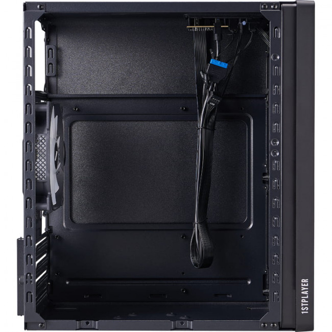 Корпус 1stPlayer WD1-BK-3F1 Black