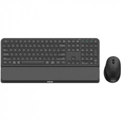 Комплект (клавіатура, миша) бездротовий Philips 6000 Slim UA Black (SPT6607B/00)