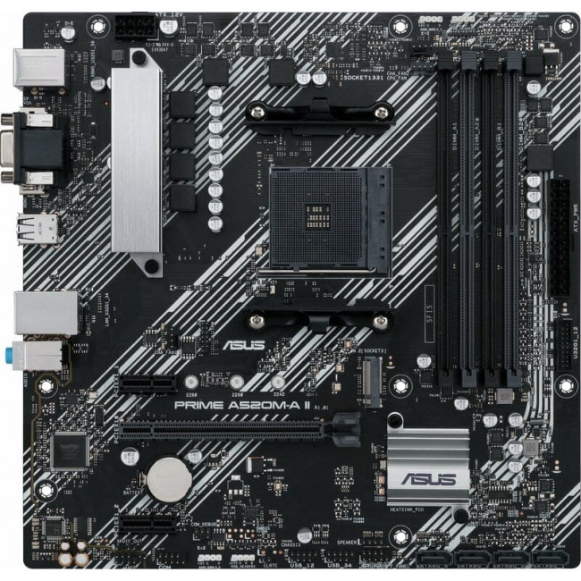 Материнська плата Asus Prime A520M-A II/CSM Socket AM4