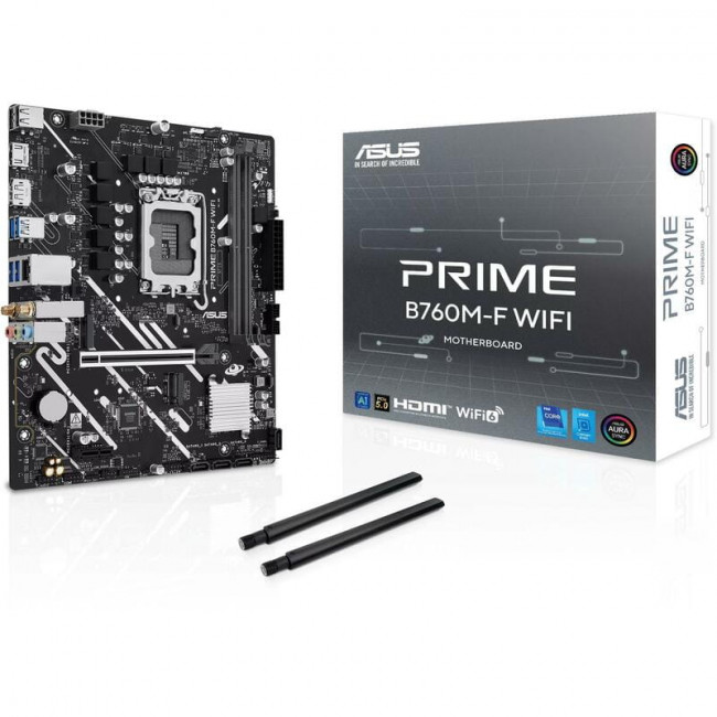 Материнська плата Asus Prime B760M-F WiFi Socket 1700