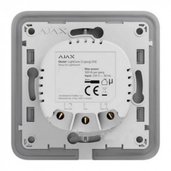 Реле Ajax LightCore 2-gang for LightSwitch Jeweler для двоклавішного вимикача