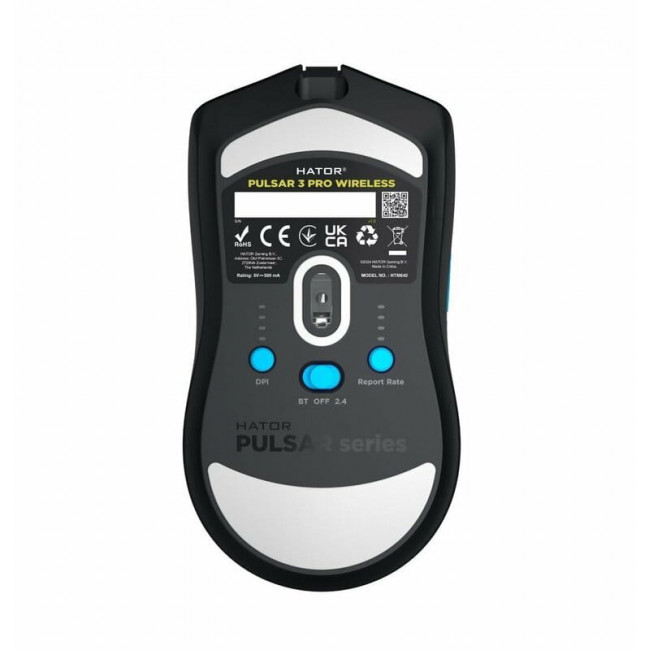 Миша бездротова Hator Pulsar 3 Pro Wireless Black (HTM640)