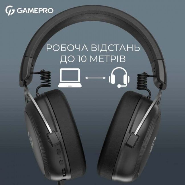 Гарнітура GamePro Asgard Skald Black (HSW160B)