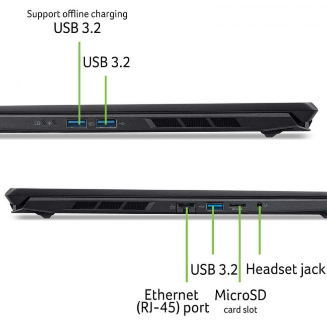 Ноутбук Acer Nitro V 16S ANV16S-71 (NH.U27EU.002) Black