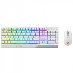 Комплект (клавіатура, миша) MSI Vigor GK30 Combo UA White