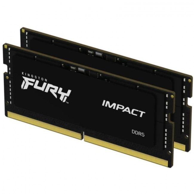 Модуль пам`ятi SO-DIMM DDR5 2x64GB/4800 Kingston Fury Impact (KF548S38IBK2-64)