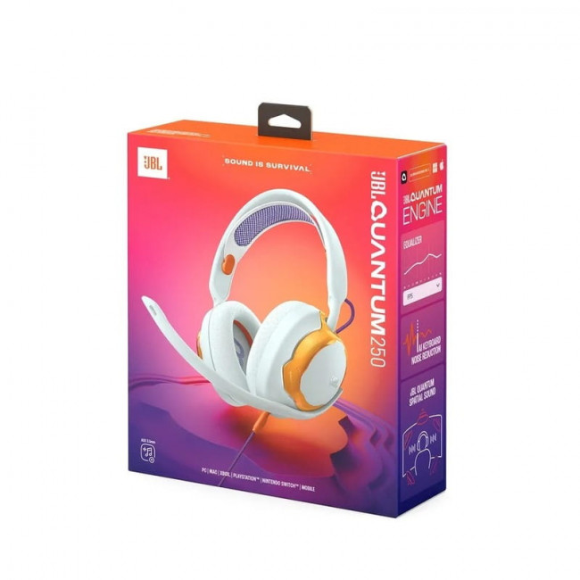 Гарнiтура JBL Quantum 250 Teal (JBLQTUM250TEL)