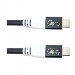 Кабель San Guan USB Type-C - USB Type-C (M/M) PD 100W, 40Gbps, 3 м Black (CA914135)