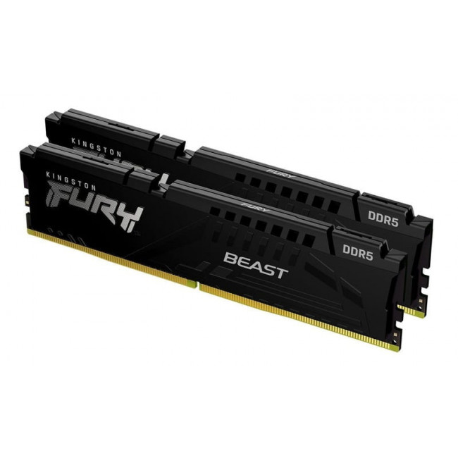 Модуль пам`яті DDR5  2x16GB/6000 Kingston Fury Beast Black (KF560C36BBE2K2-32)