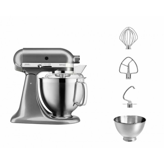 Кухонна машина KitchenAid Artisan 5KSM185PSEMS Silver Medallion