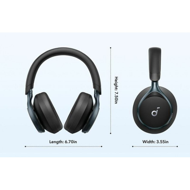Bluetooth-гарнітура Anker SoundCore Space One Black (A3035G11)