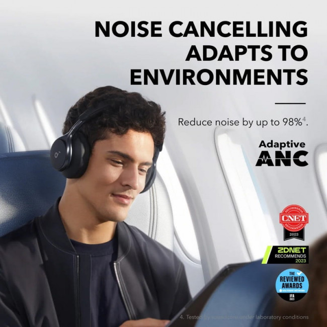 Bluetooth-гарнітура Anker SoundCore Space One Black (A3035G11)