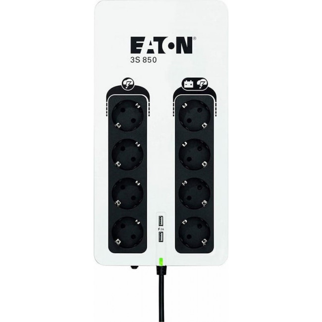 Джерело безперебійного живлення Eaton 3S Gen2, 850VA/510W (3S850D)
