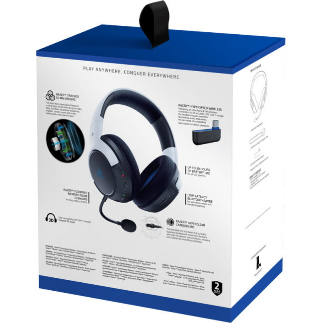 Bluetooth-гарнітура Razer Kaira Hyperspeed for PS5 (RZ04-03980200-R3G1)