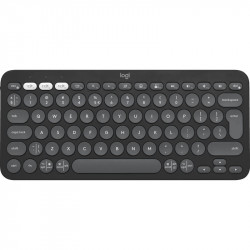 Клавiатура бездротова Logitech Pebble Keys 2 K380s Graphite (920-011851)