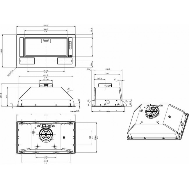 Витяжка Gorenje BHI611ES