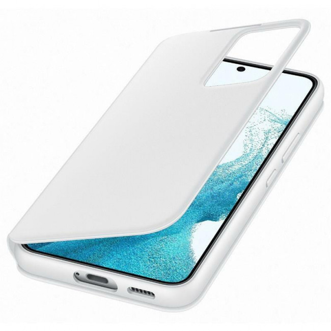 Чохол-книжка Samsung Smart Clear View Cover для Samsung Galaxy S22 SM-S901 White (EF-ZS901CWEGRU)