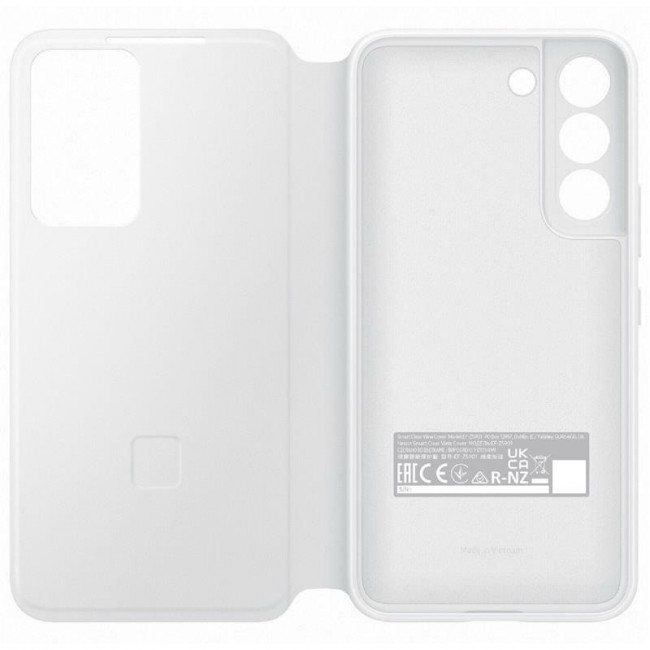 Чохол-книжка Samsung Smart Clear View Cover для Samsung Galaxy S22 SM-S901 White (EF-ZS901CWEGRU)