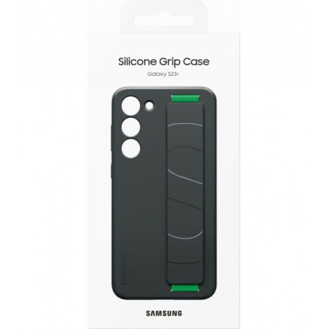 Чохол-накладка Samsung Silicone Grip Case для Samsung Galaxy S23+ SM-S916 Black (EF-GS916TBEGRU)