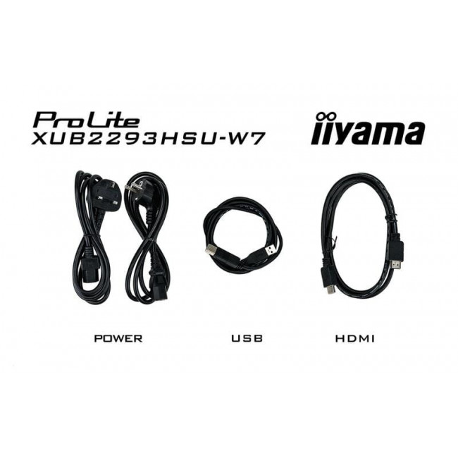 Монітор Iiyama 21.5" ProLite XUB2293HSU-W7 IPS White 100Hz