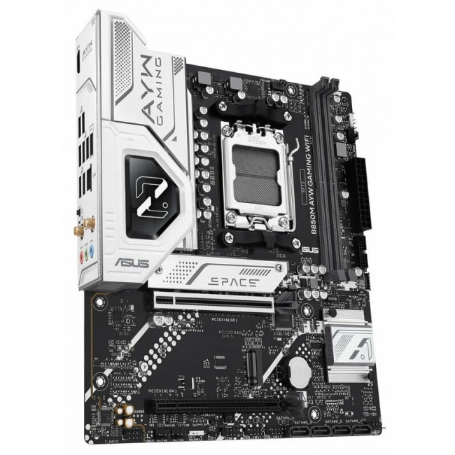 Материнська плата Asus B850M-AYW Gaming WiFi Socket AM5