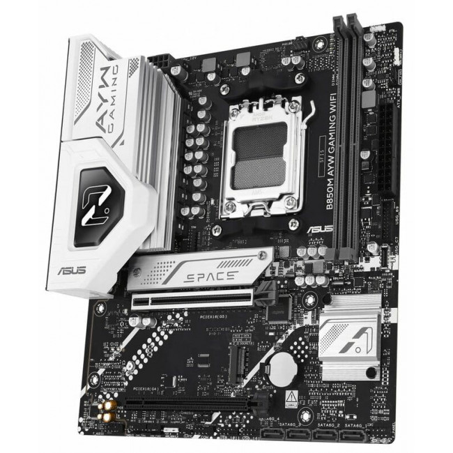 Материнська плата Asus B850M-AYW Gaming WiFi Socket AM5