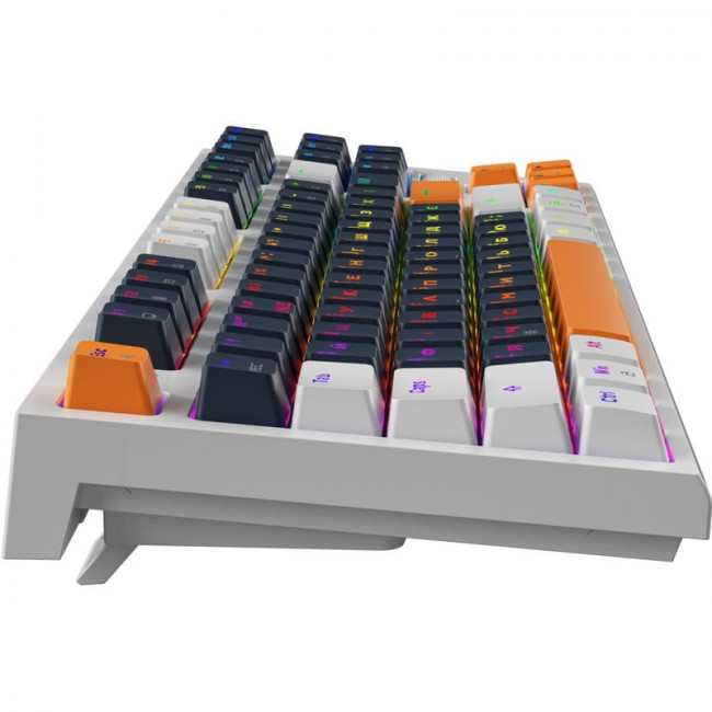 Клавіатура GamePro MK180W Red з Hot-Swap RGB White