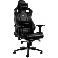 Крісло для геймерів Noblechairs Epic Real Leather Black (NBL-RL-BLA-001)