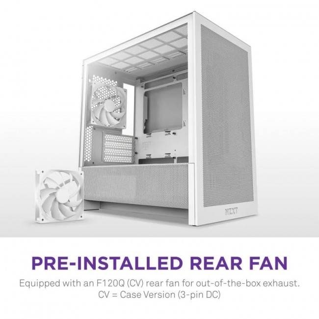 Корпус NZXT H3 Flow White без БЖ (CC-H31FW-01)