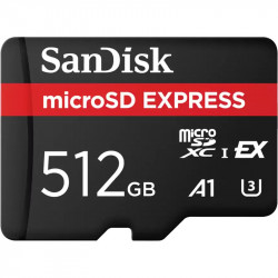 Карта пам`ятi MicroSDXC 512GB UHS-1/U3 Class 10 SanDisk Express R880/W650MB/s (SDSQXFN-512G-GN4NN)