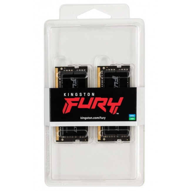 Модуль пам`ятi SO-DIMM DDR4 2x16GB/3200 Kingston Fury Impact (KF432S20IBK2/32)