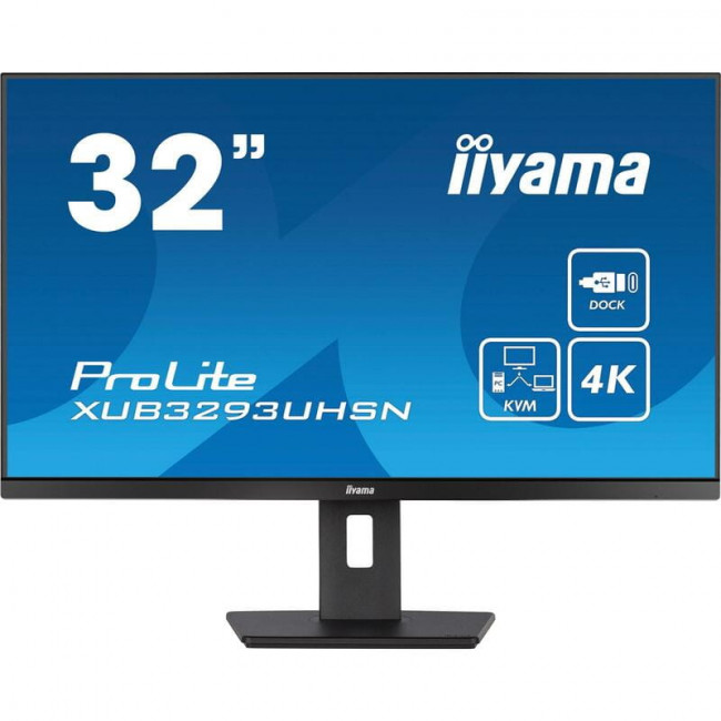 Монітор Iiyama 31.5" ProLite XUB3293UHSN-B5 IPS Black