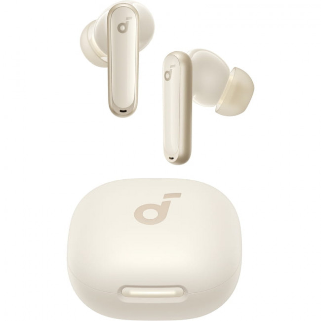 Bluetooth-гарнітура Anker SoundCore P40i Oat White (A3955G21)