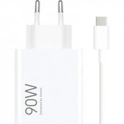 Зарядний пристрій Xiaomi 90W HyperCharge Combo USB-A White (BHR07ZBEU) + кабель Type-C