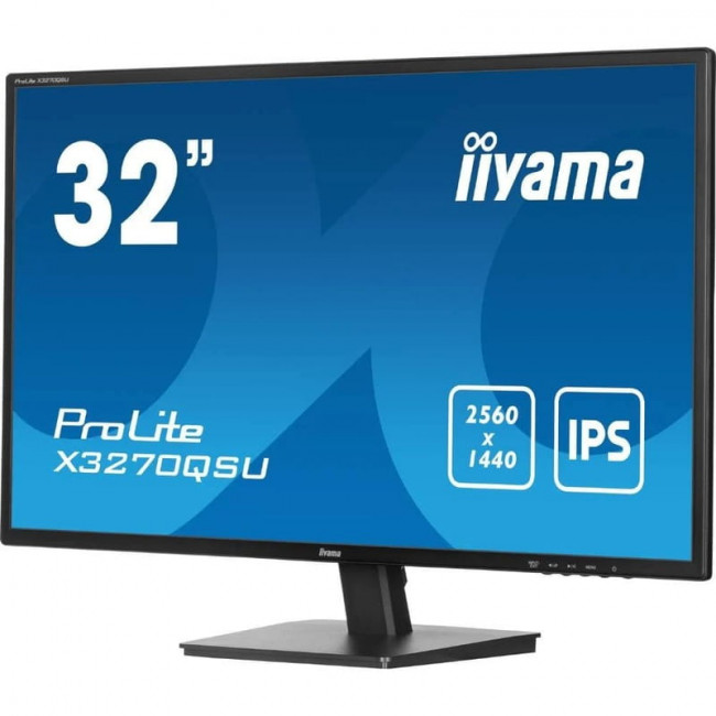 Монітор Iiyama 31.5" ProLite X3270QSU-B1 IPS Black 100Hz