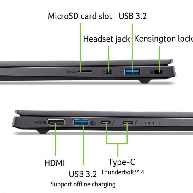 Ноутбук Acer Swift X 14 SFX14-73G-76Z3 (NX.J82EU.005) Gray