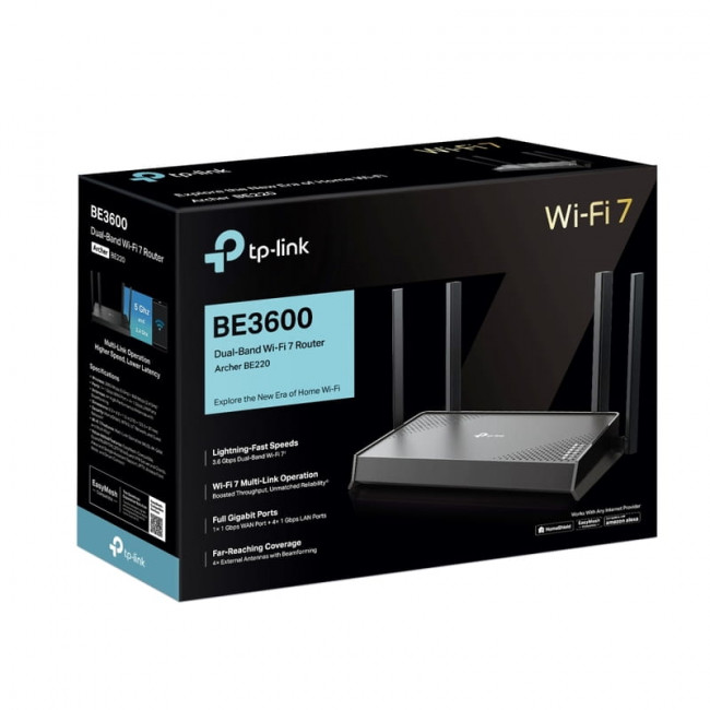 Бездротовий маршрутизатор TP-Link Archer BE220