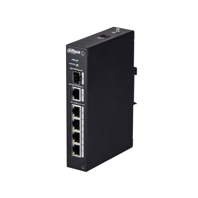 POE комутатор Dahua DH-PFS4206-4P-120