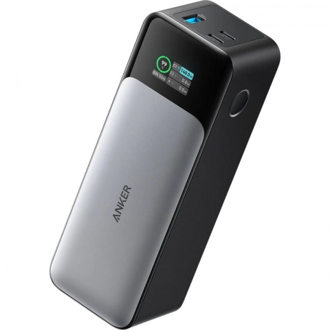 Універсальна мобільна батарея Anker PowerCore 737 GaNPrime 24000 mAh 140W Black (A1289011)