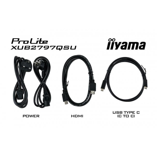 Монітор Iiyama 27" ProLite XUB2797QSU-W2 IPS White 100Hz