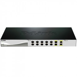 Комутатор D-Link DXS-1210-12SC (10x10G SFP+, 2x10GBaseT/10G SFP+, L3)