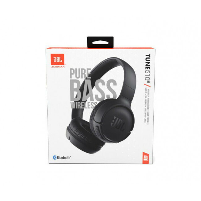 Bluetooth-гарнітура JBL Tune 510BT Black (JBLT510BTBLKEU)