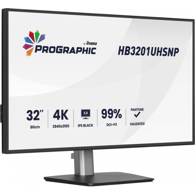Монітор Iiyama 31.5" ProGraphic HB3201UHSNP-B1 IPS Black