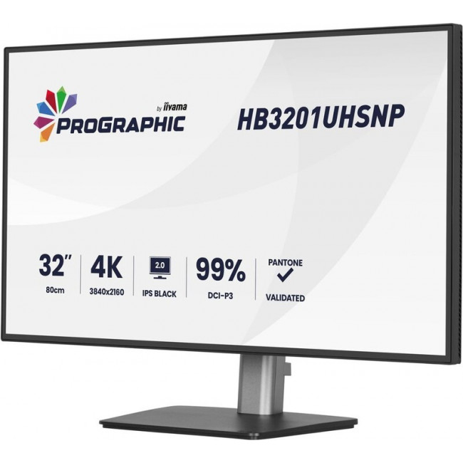 Монітор Iiyama 31.5" ProGraphic HB3201UHSNP-B1 IPS Black
