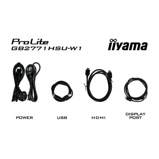 Монітор Iiyama 27" G-Master GB2771HSU-W1 IPS Black 240Hz