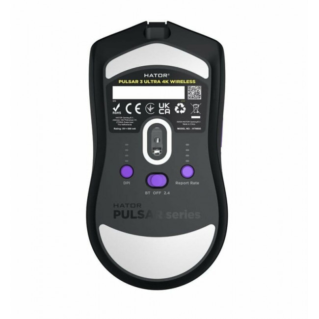 Миша бездротова Hator Pulsar 3 Ultra 4K Wireless Black (HTM680)